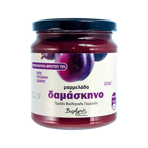 ΒΙΟΛΟΓΙΚΗ ΜΑΡΜΕΛΑΔΑ ΔΑΜΑΣΚΗΝΟ Χ/Ζ 320ΓΡ ΒΙΟΑΓΡΟΣ