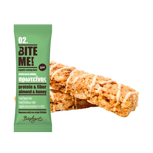 ΜΠΑΡΑ ΠΡΩΤΕΪΝΗΣ Νο2 ΑΜΥΓΔΑΛΟ ΜΕΛΙ 40ΓΡ BITE ME