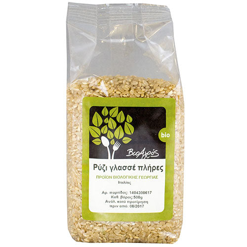 ΒΙΟΛΟΓΙΚΟ ΡΥΖΙ ΚΟΝΤΟ ΠΛΗΡΕΣ ΒΙΟΑΓΡΟΣ 500ΓΡ ΒΙΟ