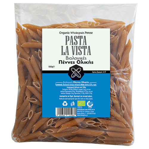 ΒΙΟΛΟΓΙΚΕΣ ΠΕΝΝΕΣ ΟΛΙΚΗΣ PASTA LA VISTA 500ΓΡ ΒΙΟ