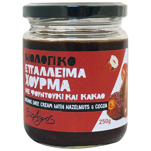 ΒΙΟΛΟΓΙΚΟ ΕΠΑΛΕΙΜΜΑ ΧΟΥΡΜΑΔΩΝ ΜΕ ΦΟΥΝΤΟΥΚΙ & ΚΑΚΑΟ 250g ΒΙΟΑΓΡΟΣ ΒΙΟ