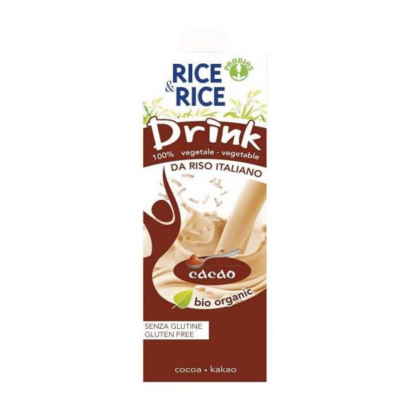 ΒΙΟΛΟΓΙΚΟ ΡΟΦΗΜΑ ΡΥΖΙΟΥ ΣΟΚΟΛΑΤΑ 1000ML ΒΙΟ RICE & RICE