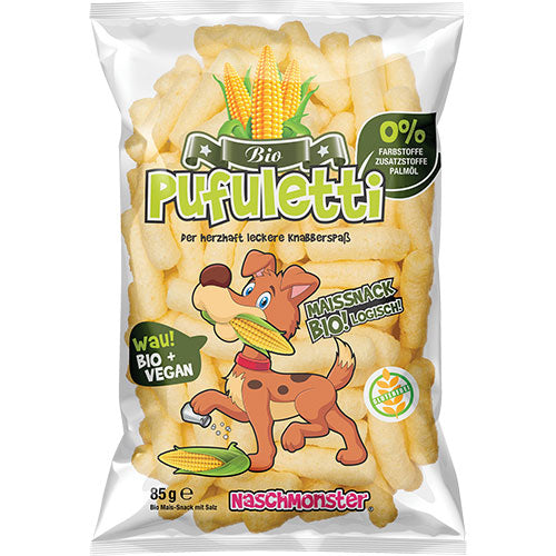 ΒΙΟΛΟΓΙΚΑ ΓΑΡΙΔΑΚΙΑ ΚΑΛΑΜΠΟΚΙΟΥ ΧΩΡΙΣ ΓΛΟΥΤΕΝΗ PUFULETTI 85ΓΡ ΒΙΟ