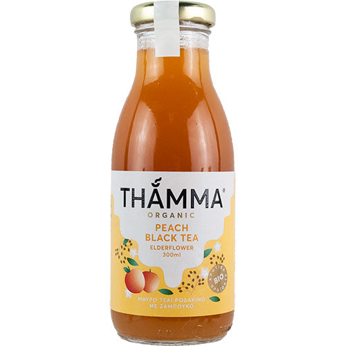 ΒΙΟΛΟΓΙΚΟ ICE TEA ΜΑΥΡΟ ΤΣΑΪ ΡΟΔΑΚΙΝΟ THAMMA ΒΙΟ 300ML