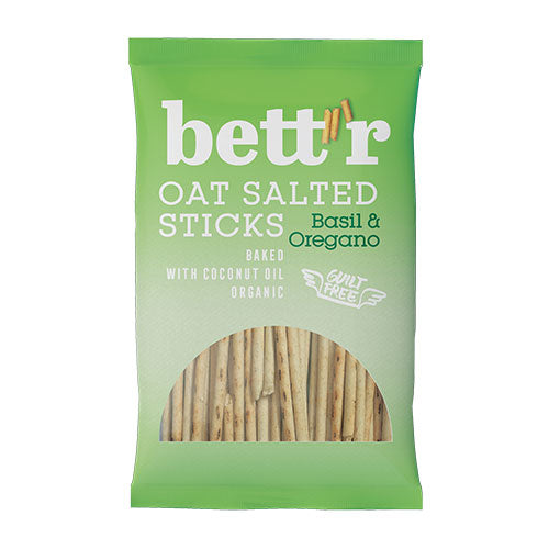 ΒΙΟΛΟΓΙΚΕΣ ΜΠΑΤΟΝΕΤΕΣ (ΣΤΙΚΣ) ΒΡΩΜΗΣ ΜΕ ΒΑΣΙΛΙΚΟ & ΡΙΓΑΝΗ BETTR 50ΓΡ BIO