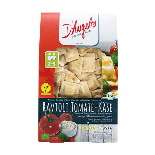 ΒΙΟΛΟΓΙΚΑ ΡΑΒΙΟΛΙΑ ΜΕ ΤΟΜΑΤΑ & ΤΥΡΙ 250g D’ANGELO ΒΙΟ