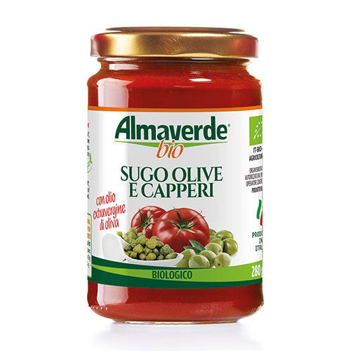 ΒΙΟΛΟΓΙΚΗ ΣΑΛΤΣΑ ΜΕ ΕΛΙΕΣ ΚΑΙ ΚΑΠΑΡΗ 280g BIO ALMAVERDE