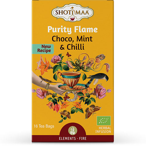 ΒΙΟΛΟΓΙΚΟ ΤΣΑΪ ELEMENTS “PURITY FLAME” SHOTI MAA ΒΙΟ 16 ΦΑΚ 28.8g