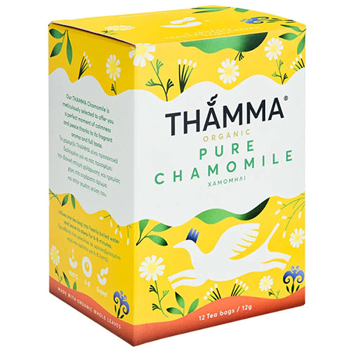 ΒΙΟΛΟΓΙΚΟ ΤΣΑΪ PURE CHAMOMILE ΦΑΚΕΛΑΚΙΑ 12x1g THAMMA ΒΙΟ