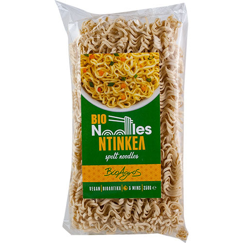 ΒΙΟΛΟΓΙΚΑ NOODLES ΝΤΙΝΚΕΛ VEGAN ΒΙΟΑΓΡΟΣ 250ΓΡ ΒΙΟ