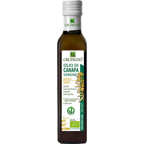 ΒΙΟΛΟΓΙΚΟ ΚΑΝΝΑΒΕΛΑΙΟ ΨΥΧΡΗΣ ΕΚΘΛΙΨΗΣ CRUDIGNO ΒΙΟ 250ML