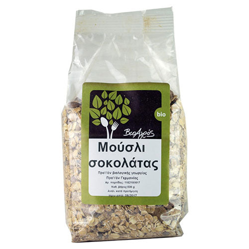 ΒΙΟΛΟΓΙΚΟ ΜΟΥΣΛΙ ΜΕ ΣΟΚΟΛΑΤΑ  ΒΙΟΑΓΡΟΣ 500ΓΡ ΒΙΟ
