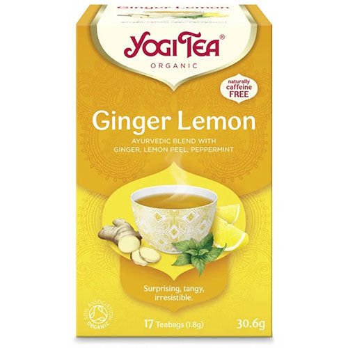 ΒΙΟΛΟΓΙΚΟ YOGI TEA GINGER LEMON BIO 30,6ΓΡ (ΚΑΥΤΕΡΗ ΔΡΟΣΙΑ)