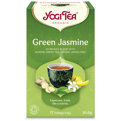 ΒΙΟΛΟΓΙΚΟ YOGI TEA GREEN JASMINE (ΓΙΑ ΠΡΑΣΙΝΗ ΔΙΑΙΤΑ) BIO 30,ΓΡ