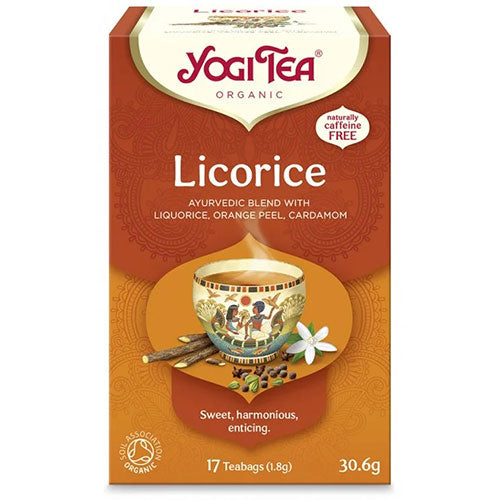 ΒΙΟΛΟΓΙΚΟ YOGI TEA LICORICE (ΑΙΓΥΠΤΙΑΚΟ ΡΟΦΗΜΑ ΜΕ ΓΛΥΚΟΡΙΖΑ) BIO 30,6ΓΡ