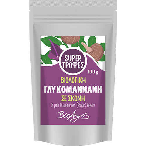 ΒΙΟΛΟΓΙΚΗ ΓΛΥΚΟΜΑΝΝΑΝΗ ( KONJAC ) ΣΚΟΝΗ ΒΙΟΑΓΡΟΣ ΒΙΟ 100ΓΡ